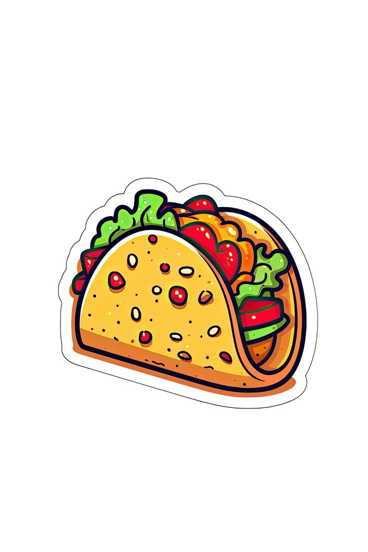 cute taco background 0030