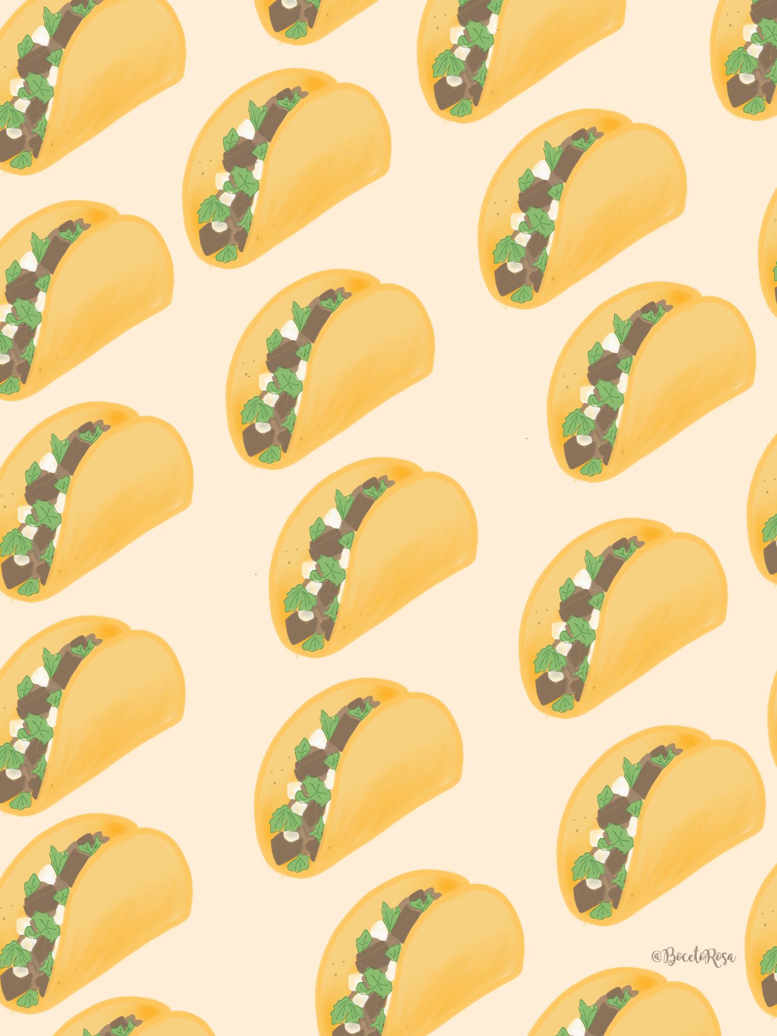 cute taco background 0031