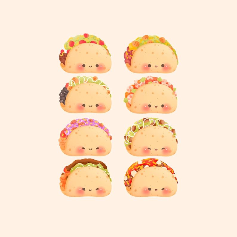 cute taco background 0048