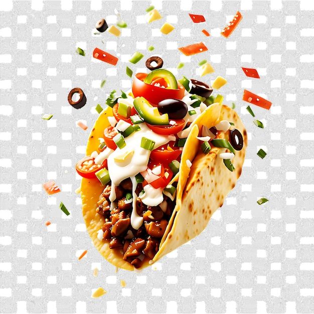 cute taco background 0065