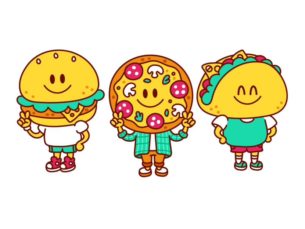 cute taco background 0069