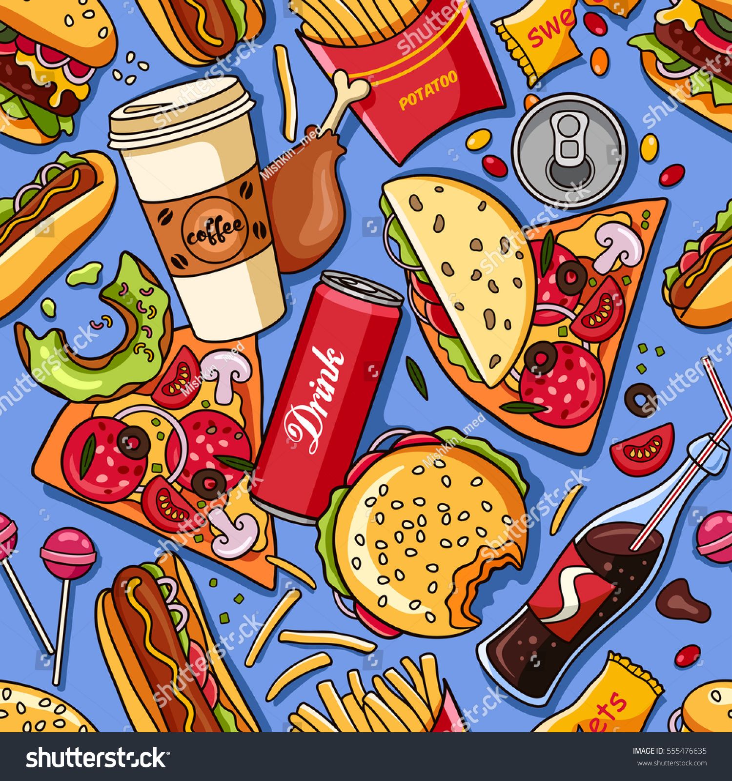 cute taco background 0091