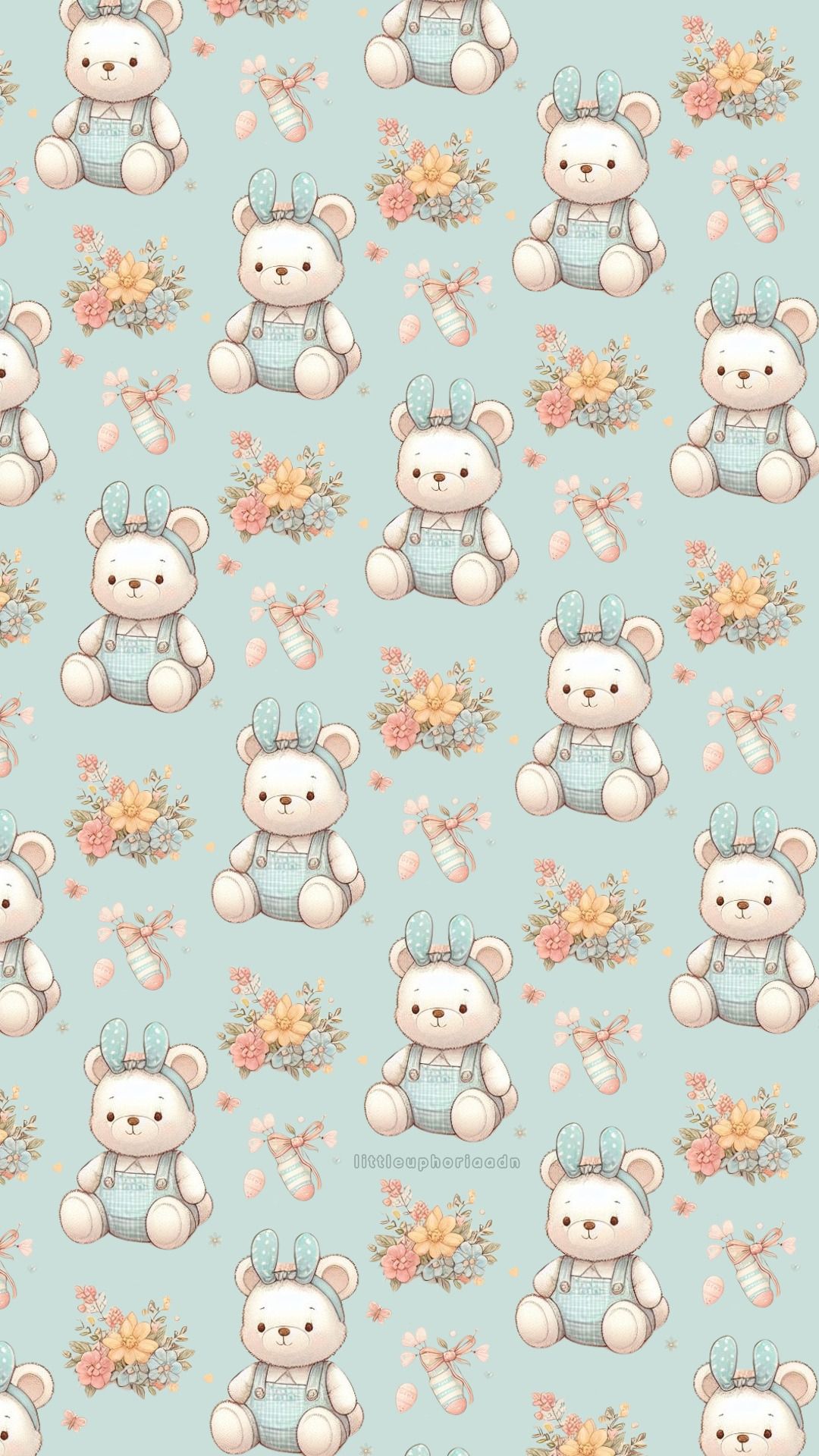 cute Teddy Bear backgrounds 0021