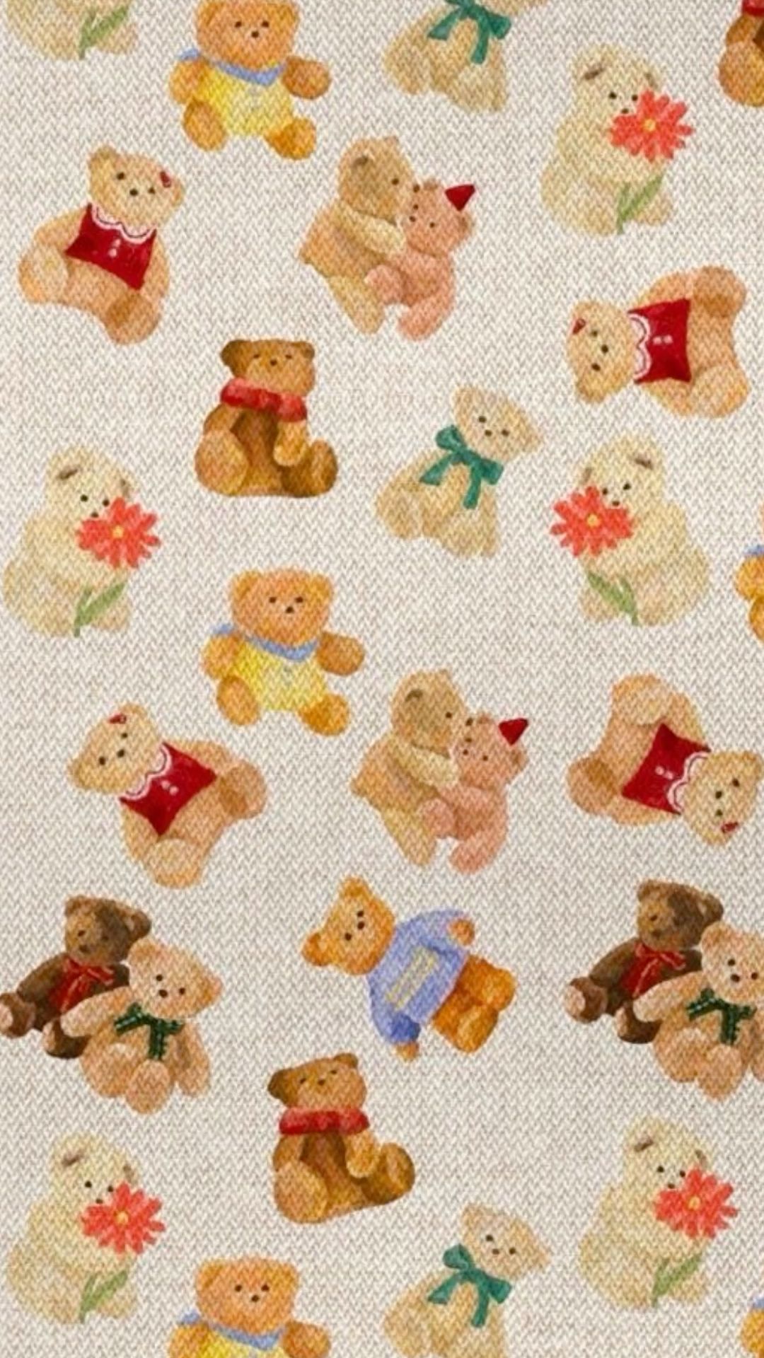 cute Teddy Bear backgrounds 0033