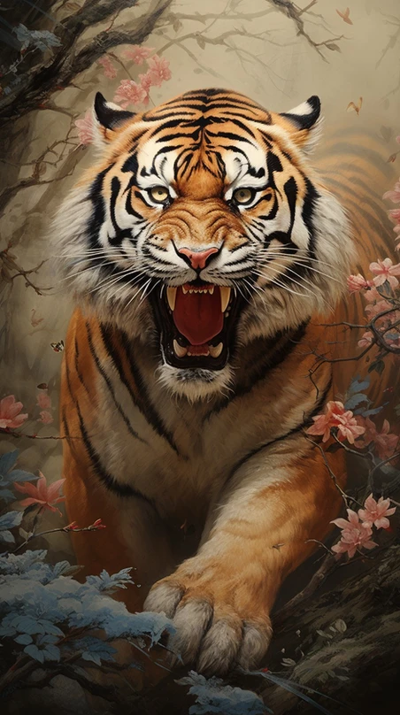 cute tiger backgrounds 0031