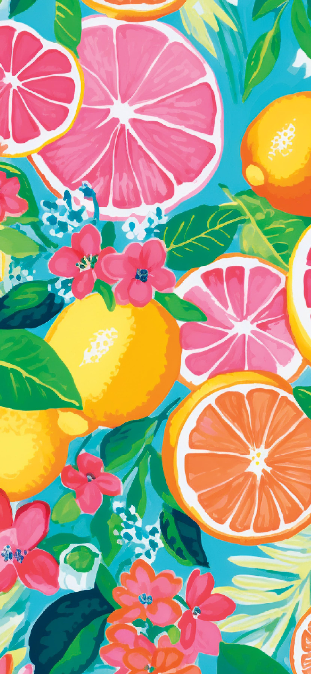 cute tropical pattern designs