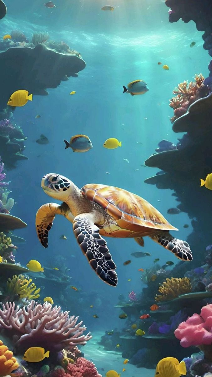 cute turtle backgrounds 0020