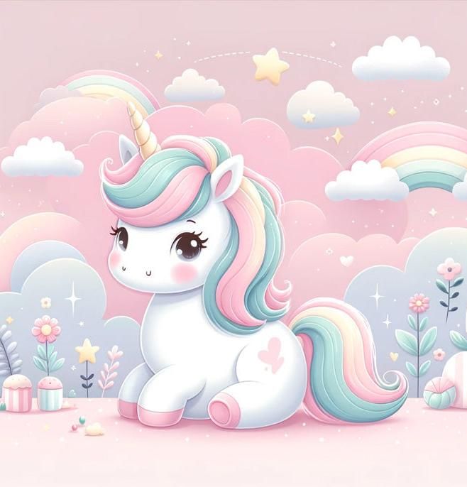 cute unicorn backgrounds 0043