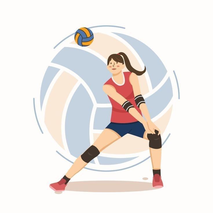 cute volleyball backgrounds 0044