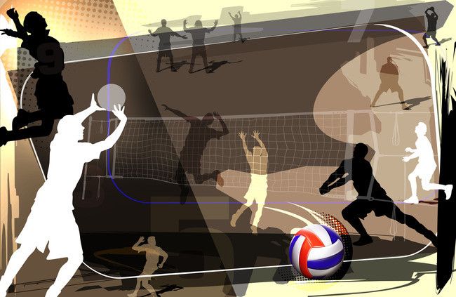 cute volleyball backgrounds 0047