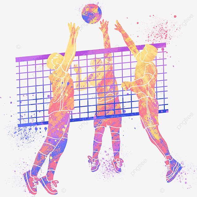 cute volleyball backgrounds 0057