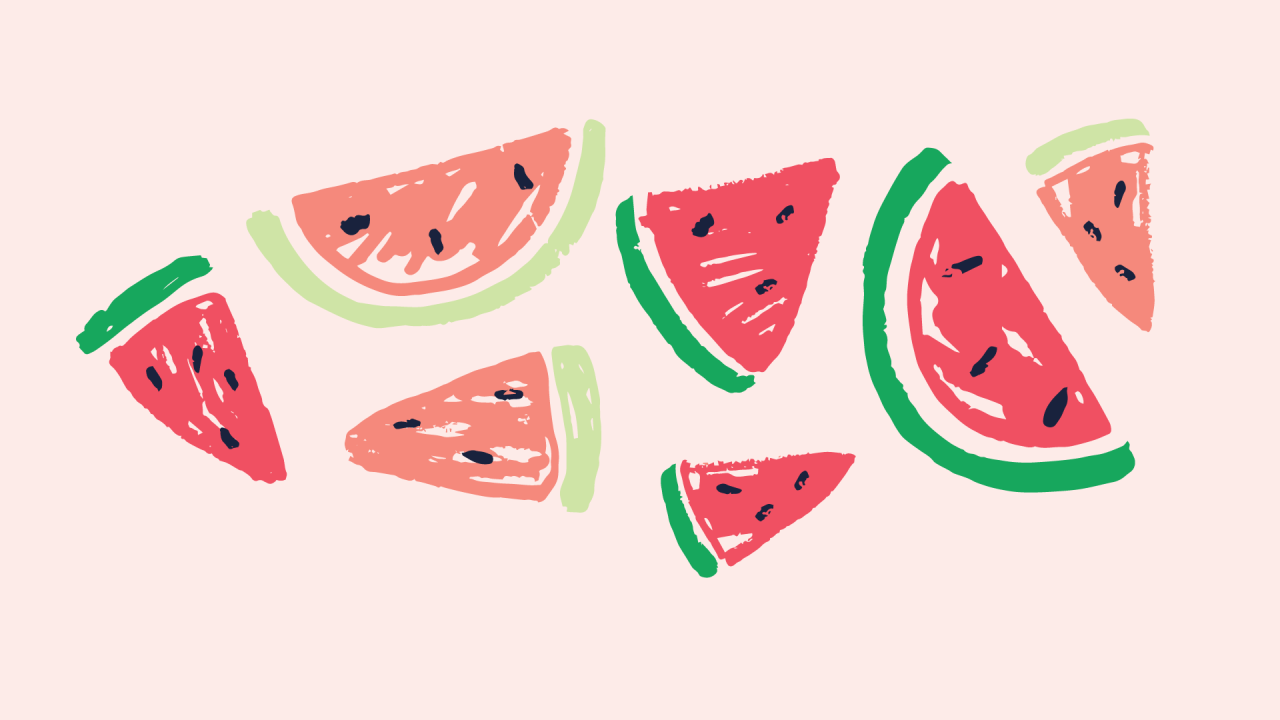 cute watermelon backgrounds 0022