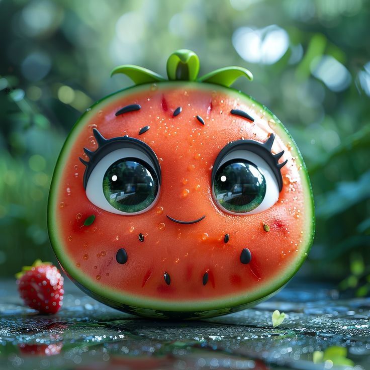 cute watermelon backgrounds 0042