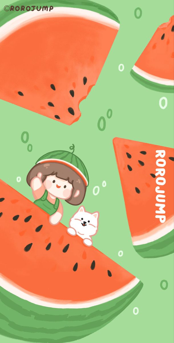 cute watermelon backgrounds 0045