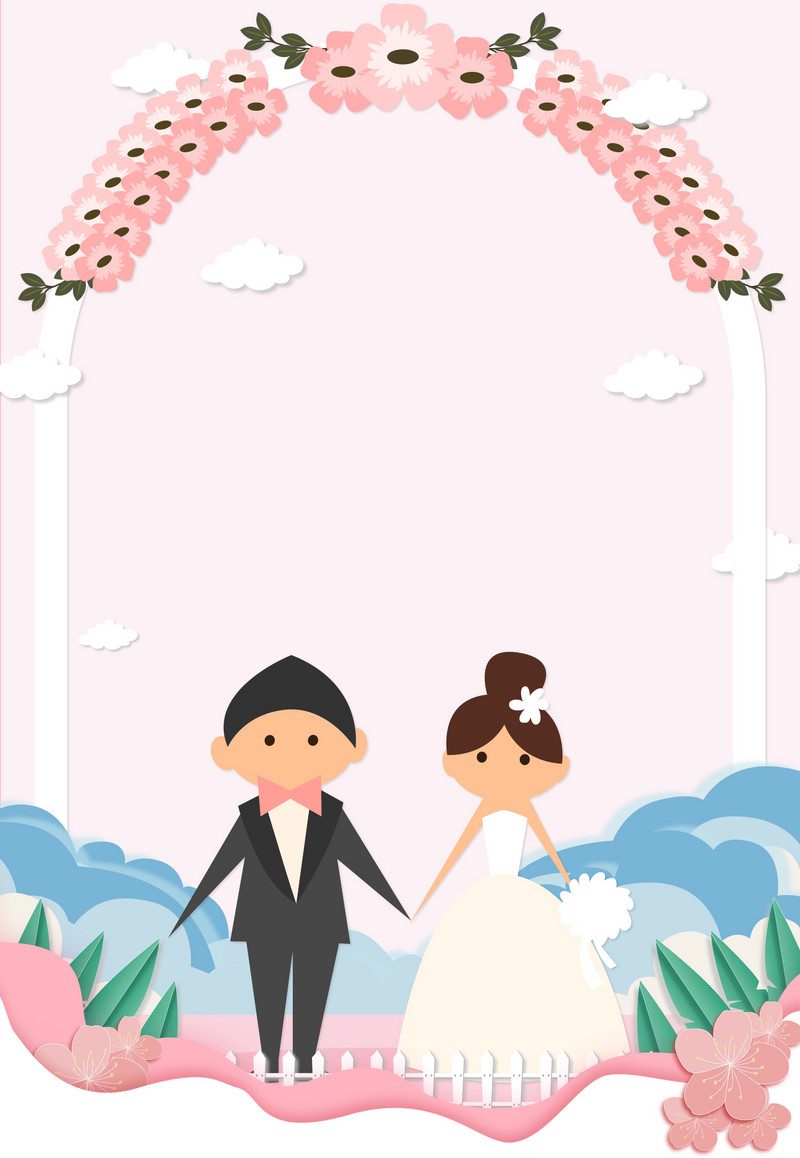 cute Wedding backgrounds 0011