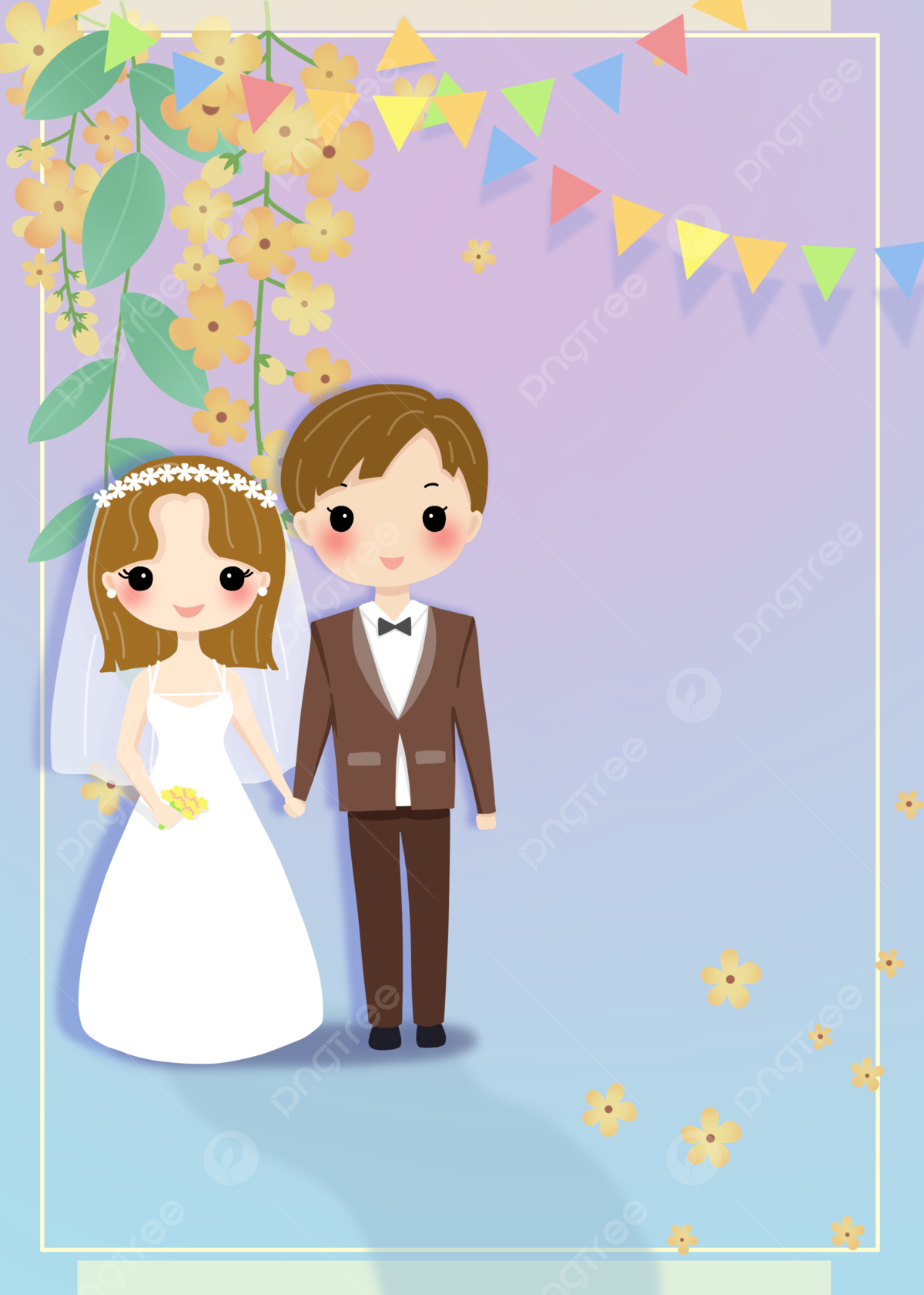 cute Wedding backgrounds 0025