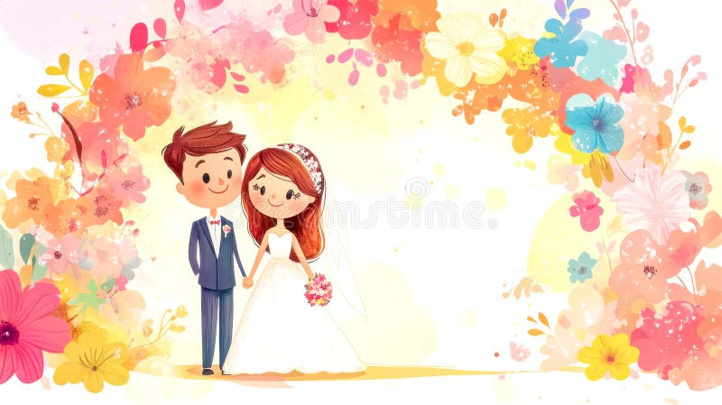 cute Wedding backgrounds 0052