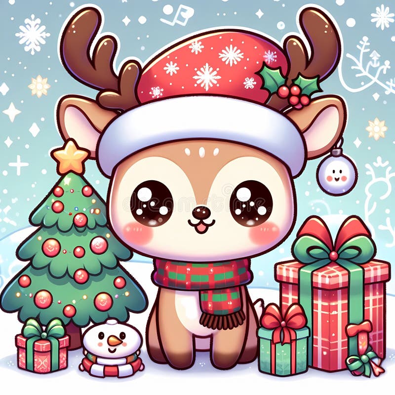 cute winter backgrounds kawaii style