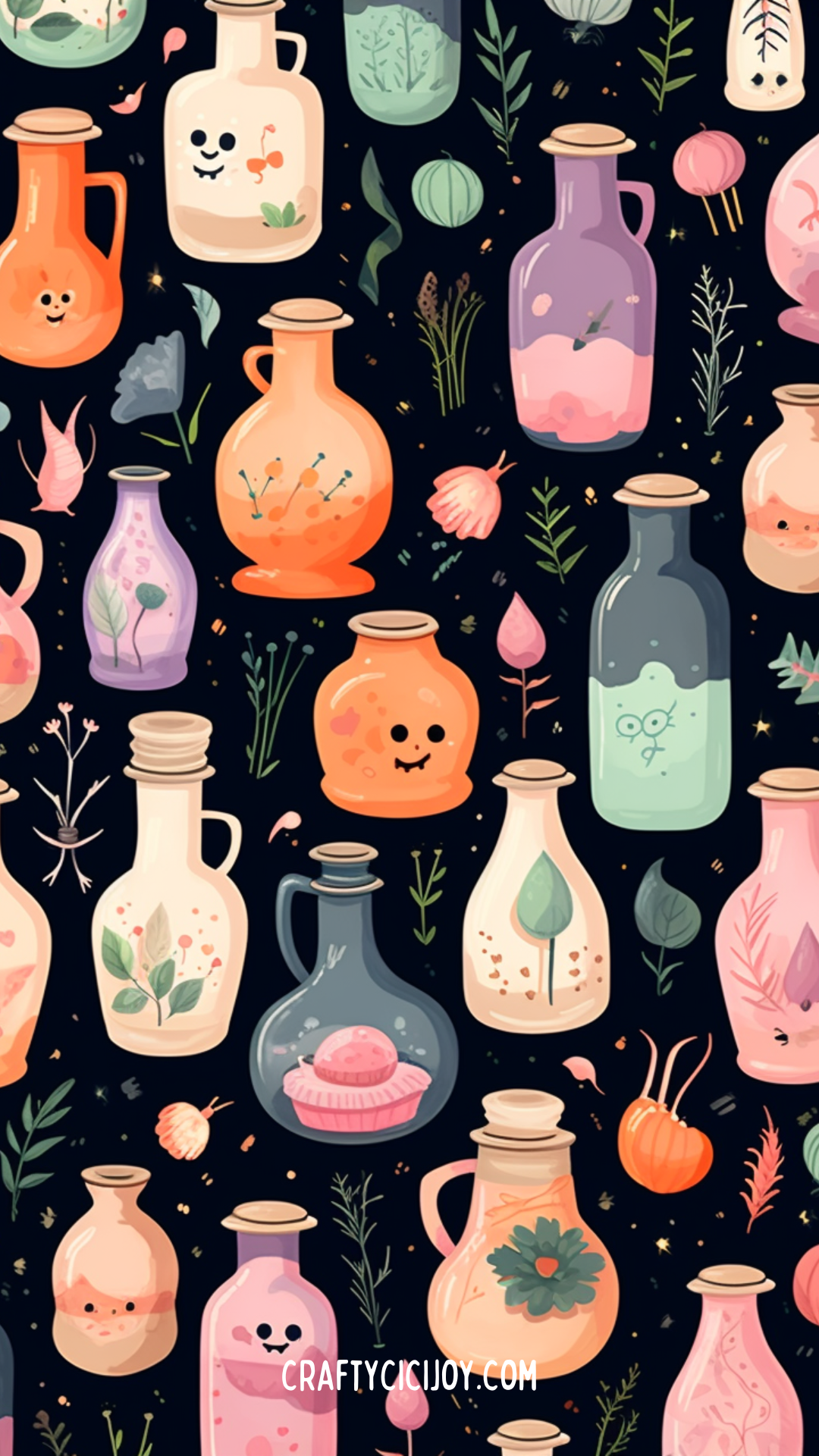 cute Witch background 0027