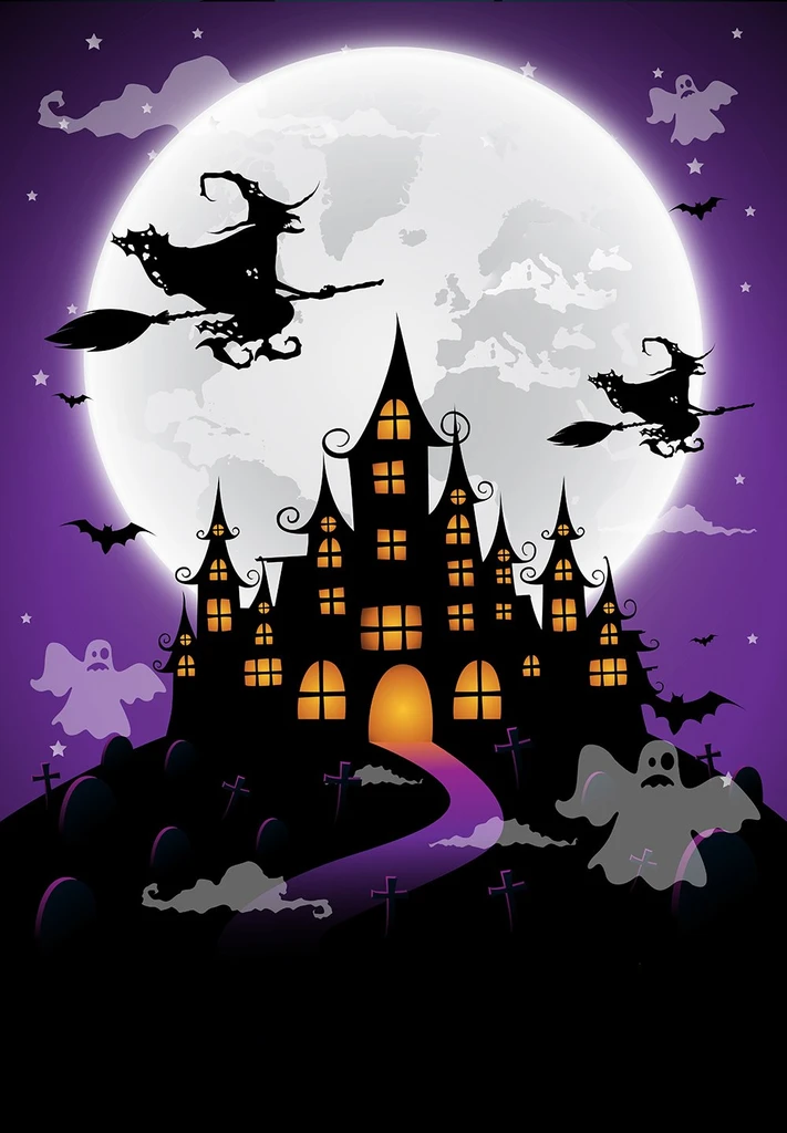 cute Witch background 0068