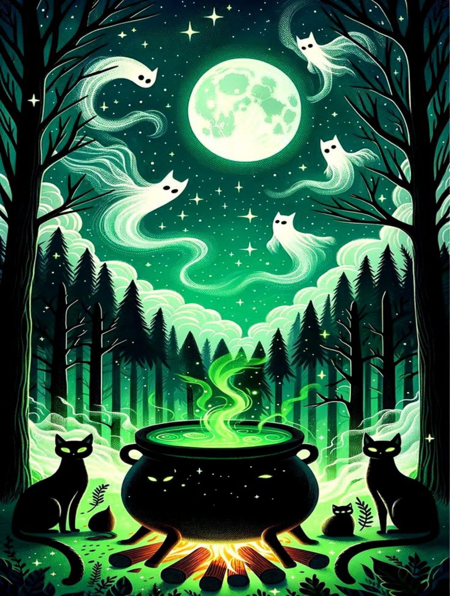 cute Witch background 0088