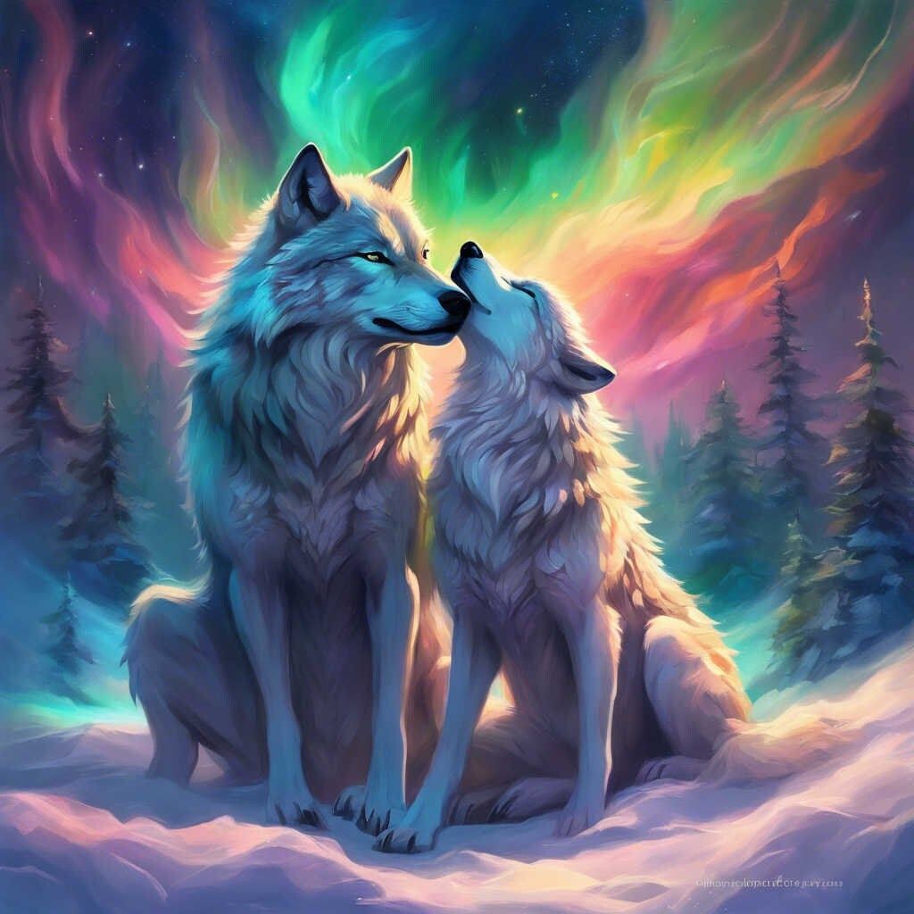 cute wolf backgrounds 0050