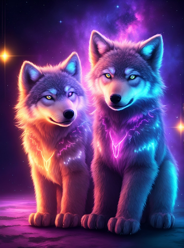 cute wolf backgrounds 0070