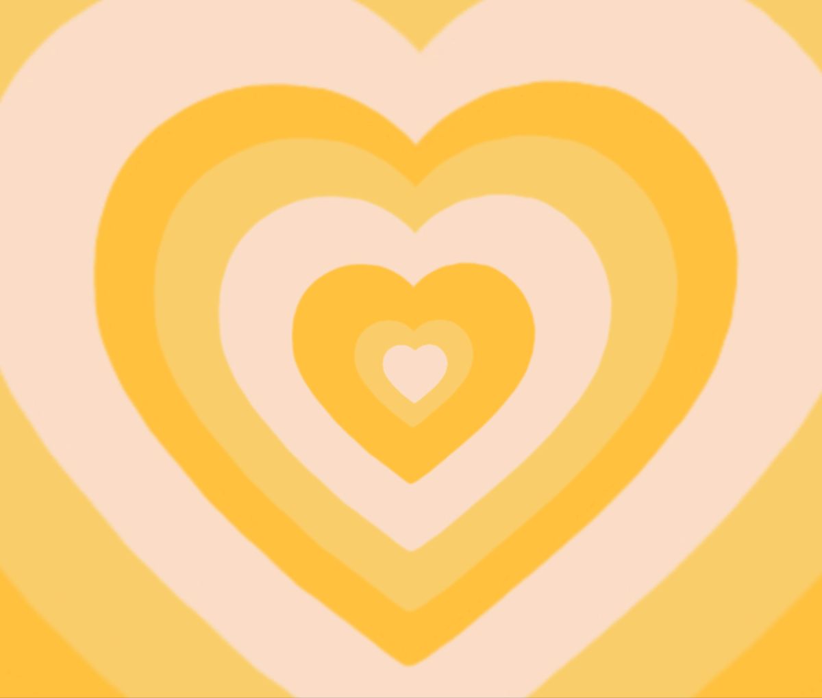 cute yellow heart background designs