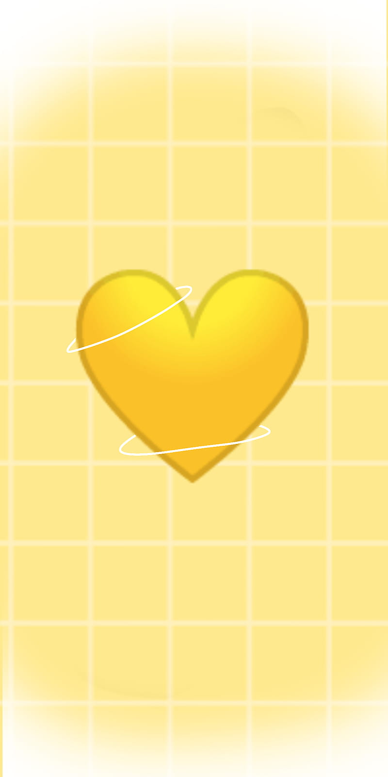 cute yellow heart background 0013