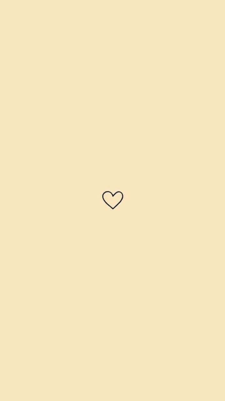 cute yellow heart background 0015