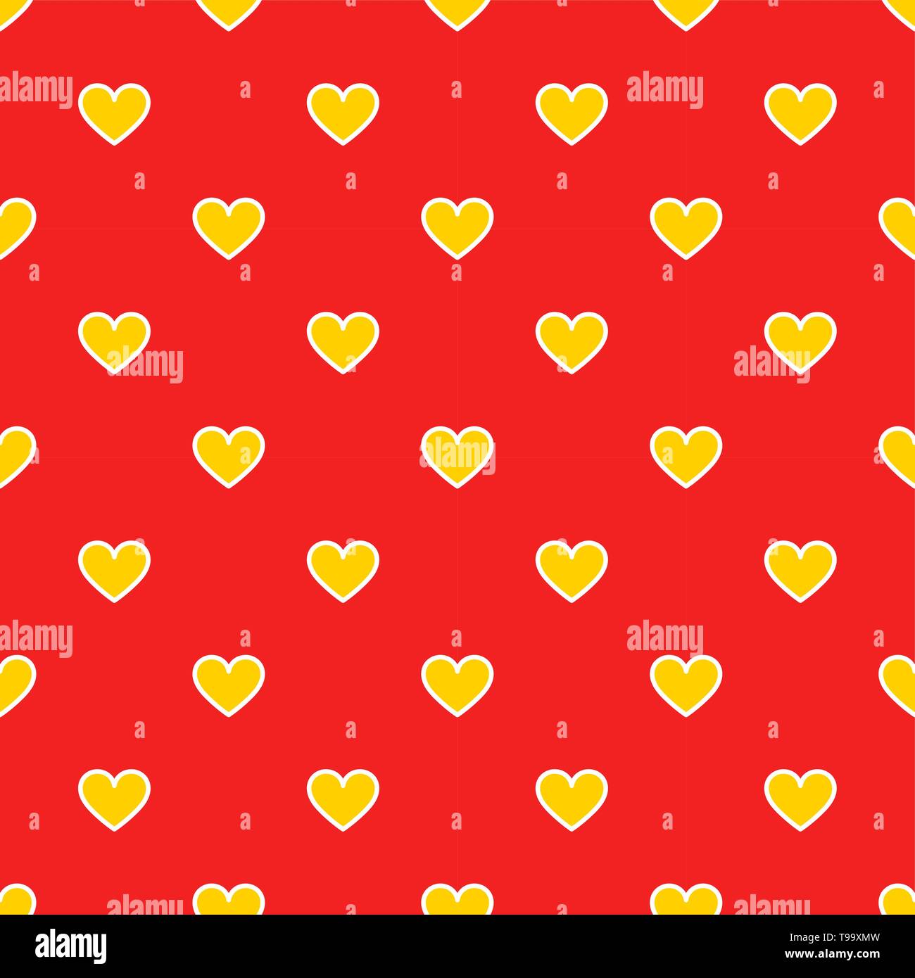 cute yellow heart background 0020