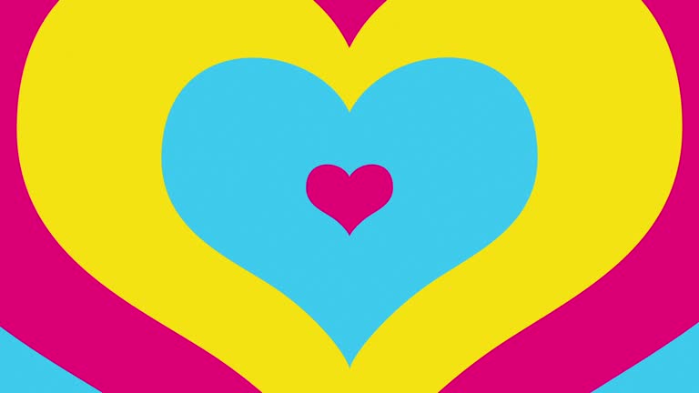 cute yellow heart background 0021