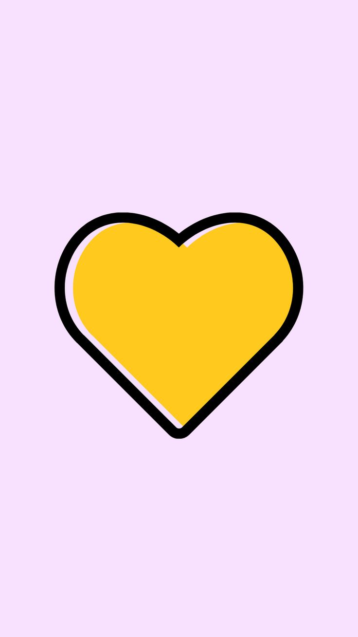 cute yellow heart background 0051