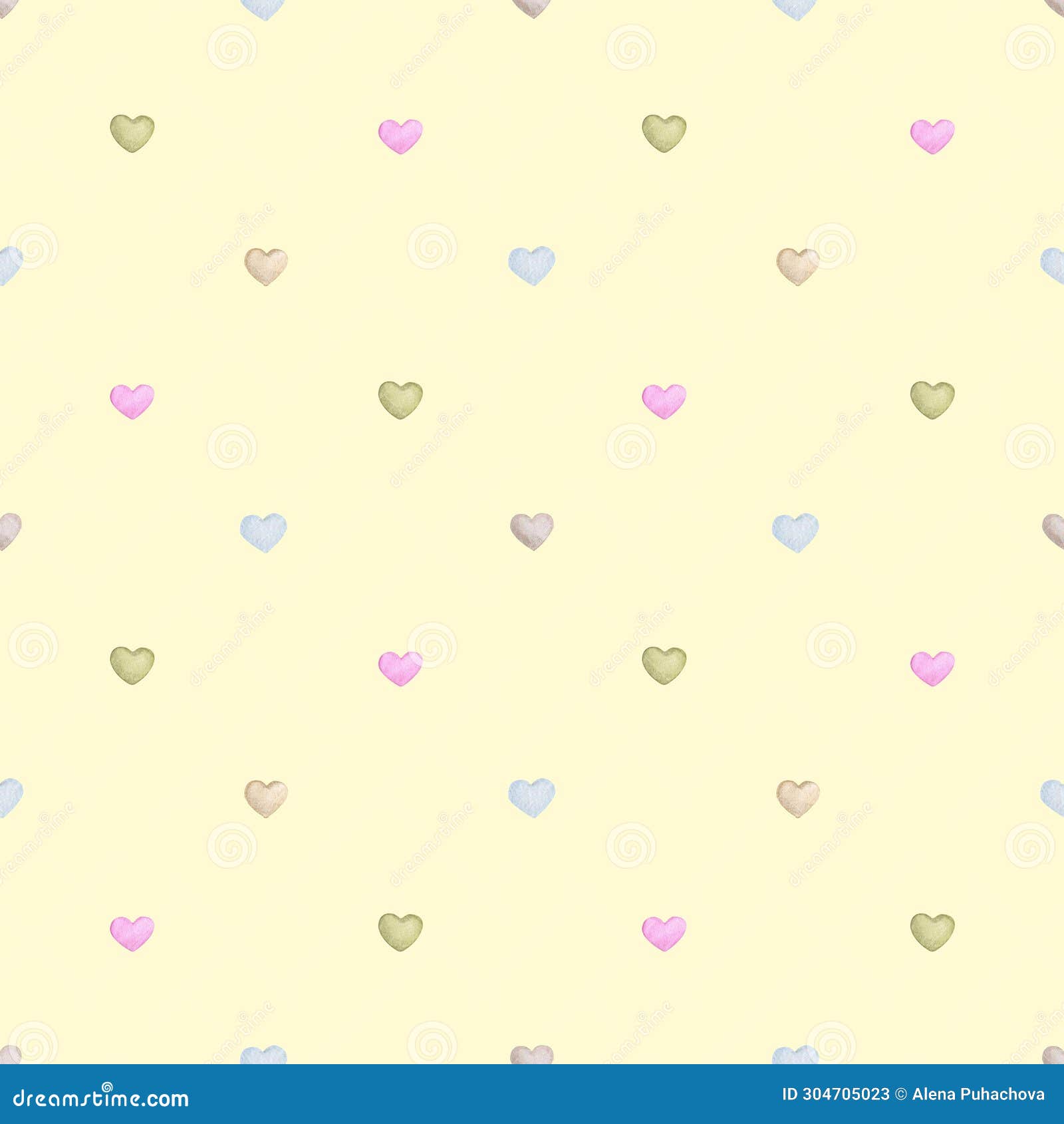 cute yellow heart background 0052