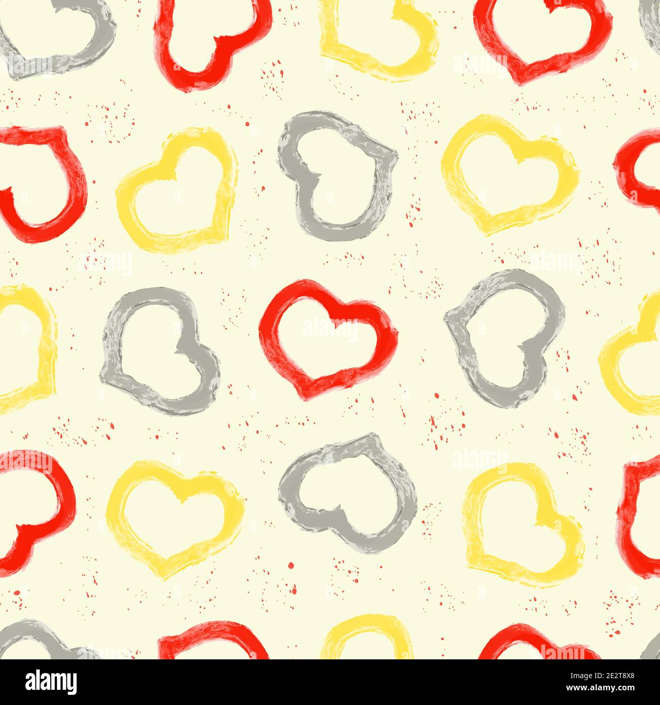 cute yellow heart background 0055