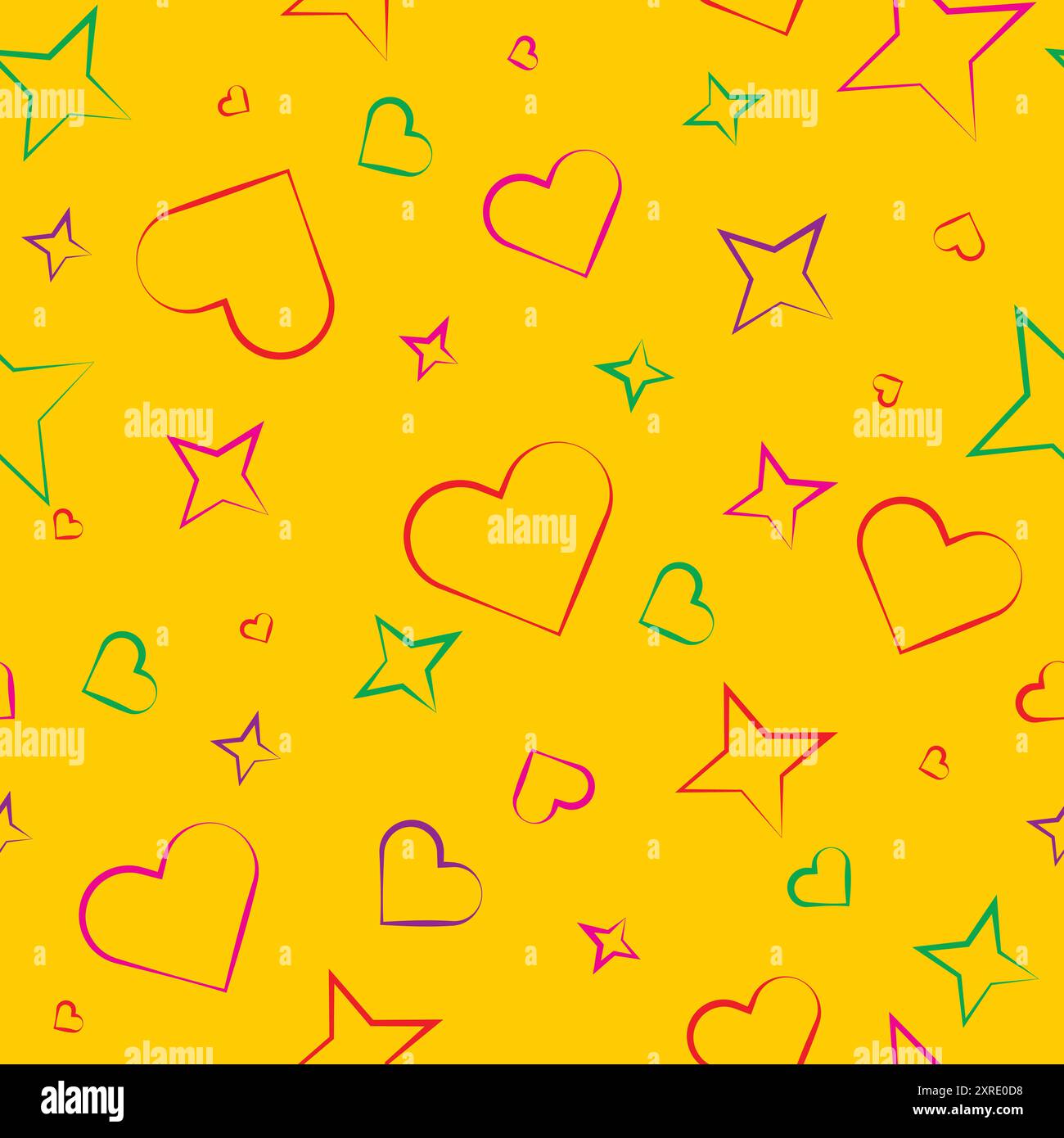 cute yellow heart background 0058