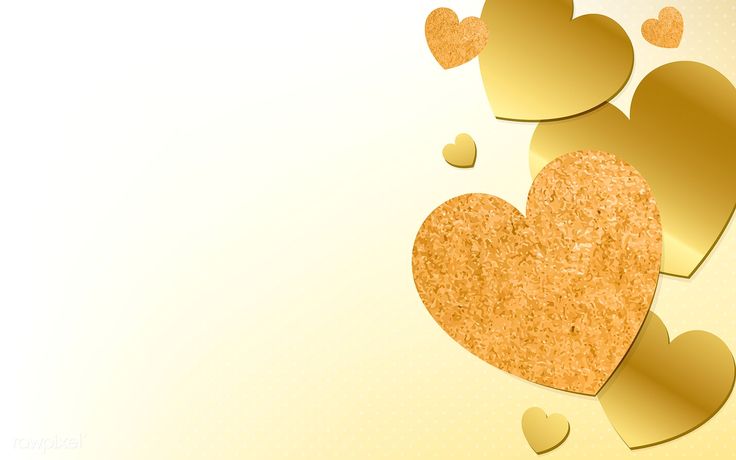 cute yellow heart background 0060