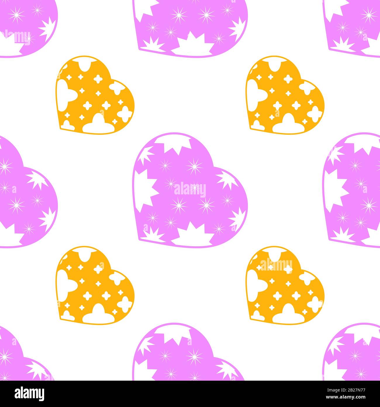 cute yellow heart background 0072