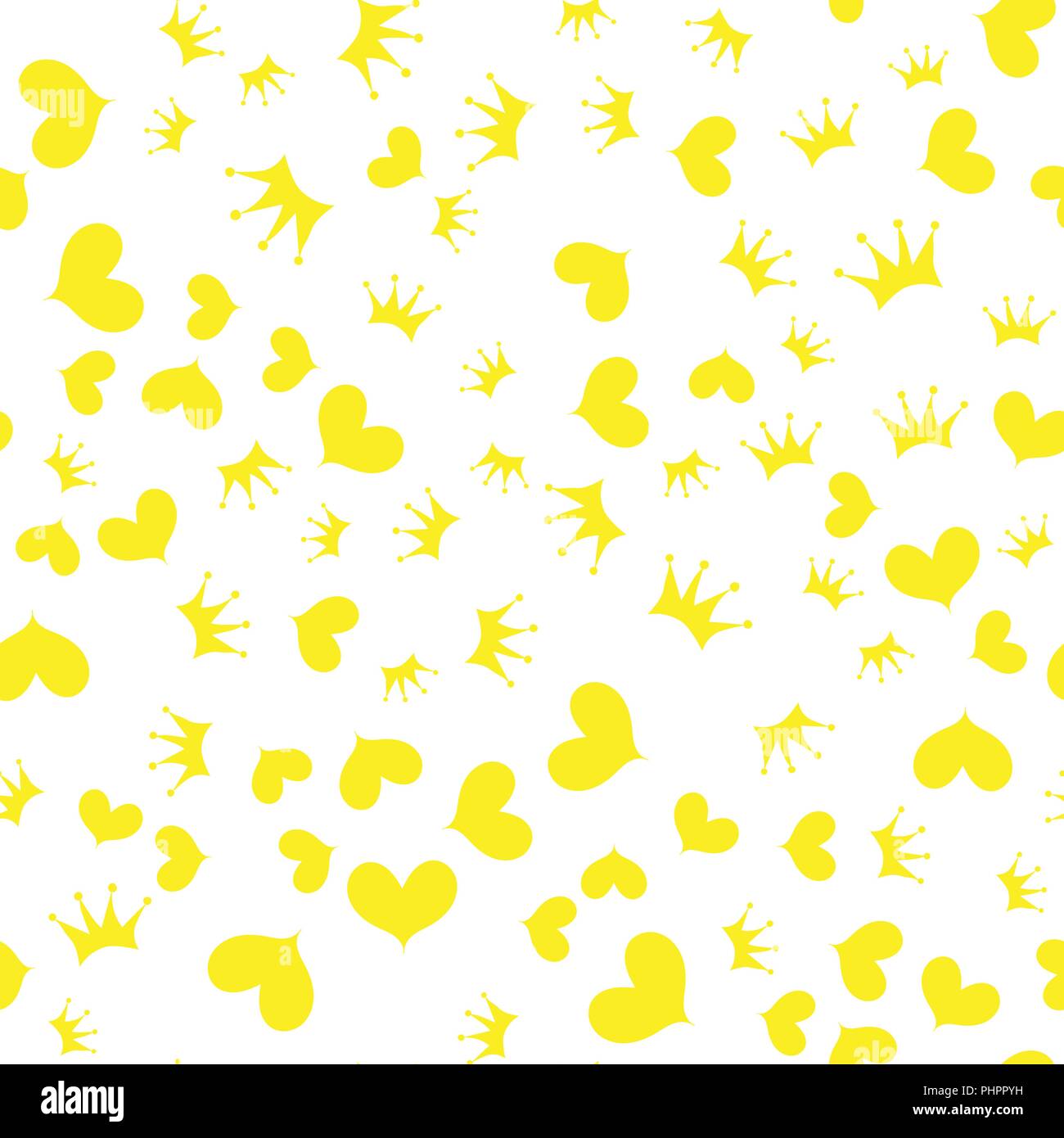 cute yellow heart background 0080