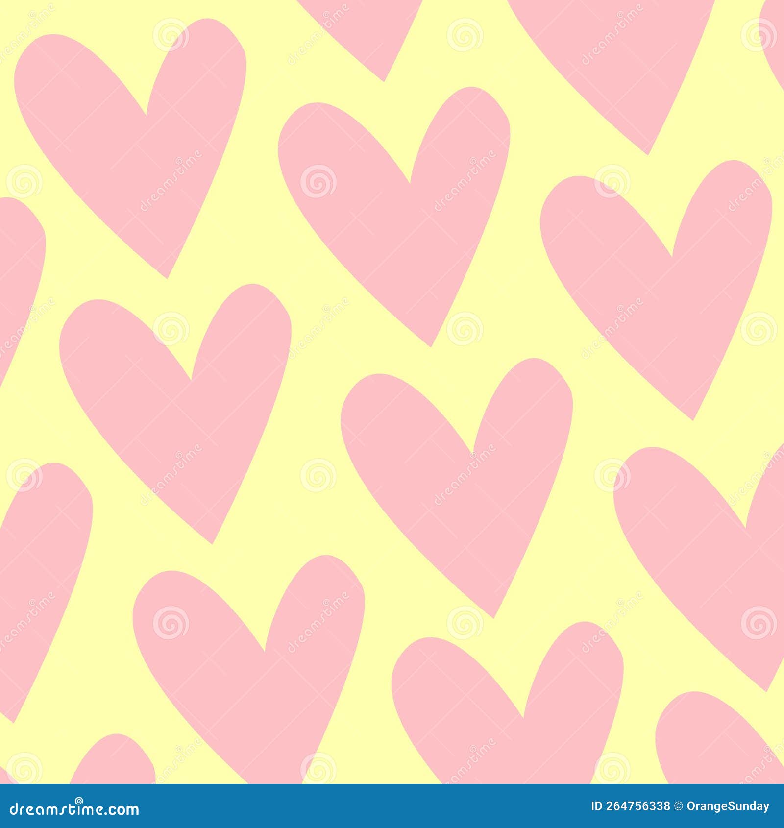 cute yellow heart background 0085