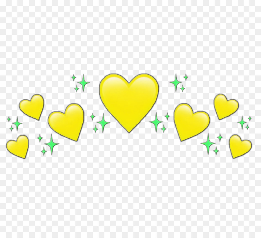 cute yellow heart background 0087