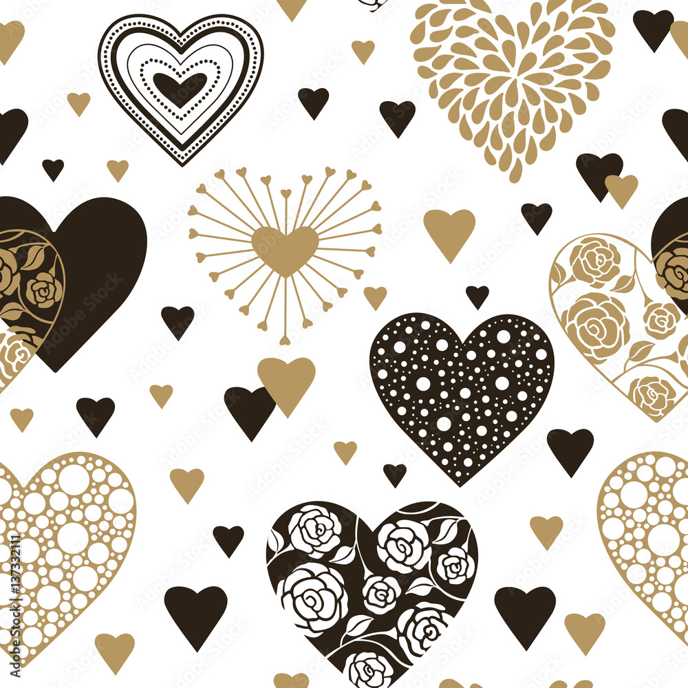 cute yellow heart background 0094