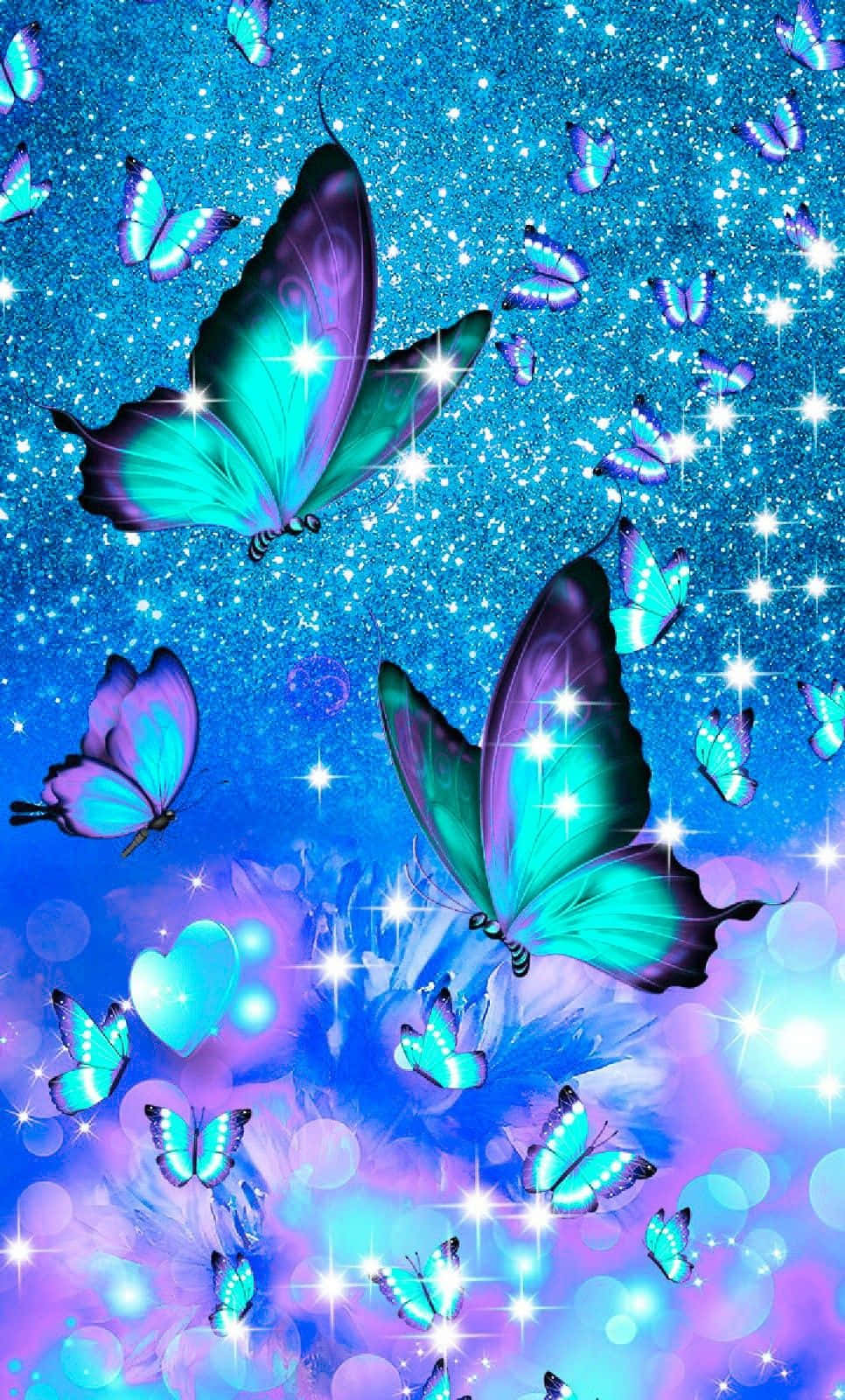 delightful blue butterfly themed backgrounds