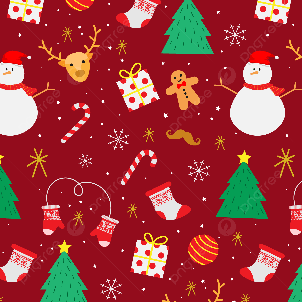 delightful cute Christmas pattern backgrounds for crafts