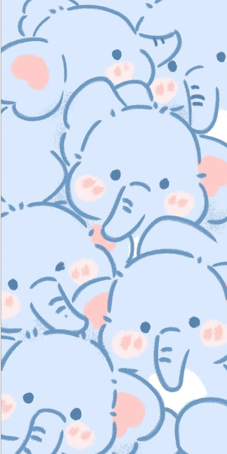 delightful cute elephant digital backgrounds