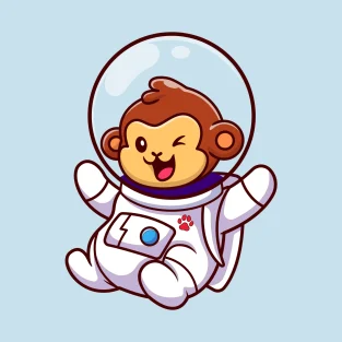 delightful cute monkey illustrations for backgrounds.