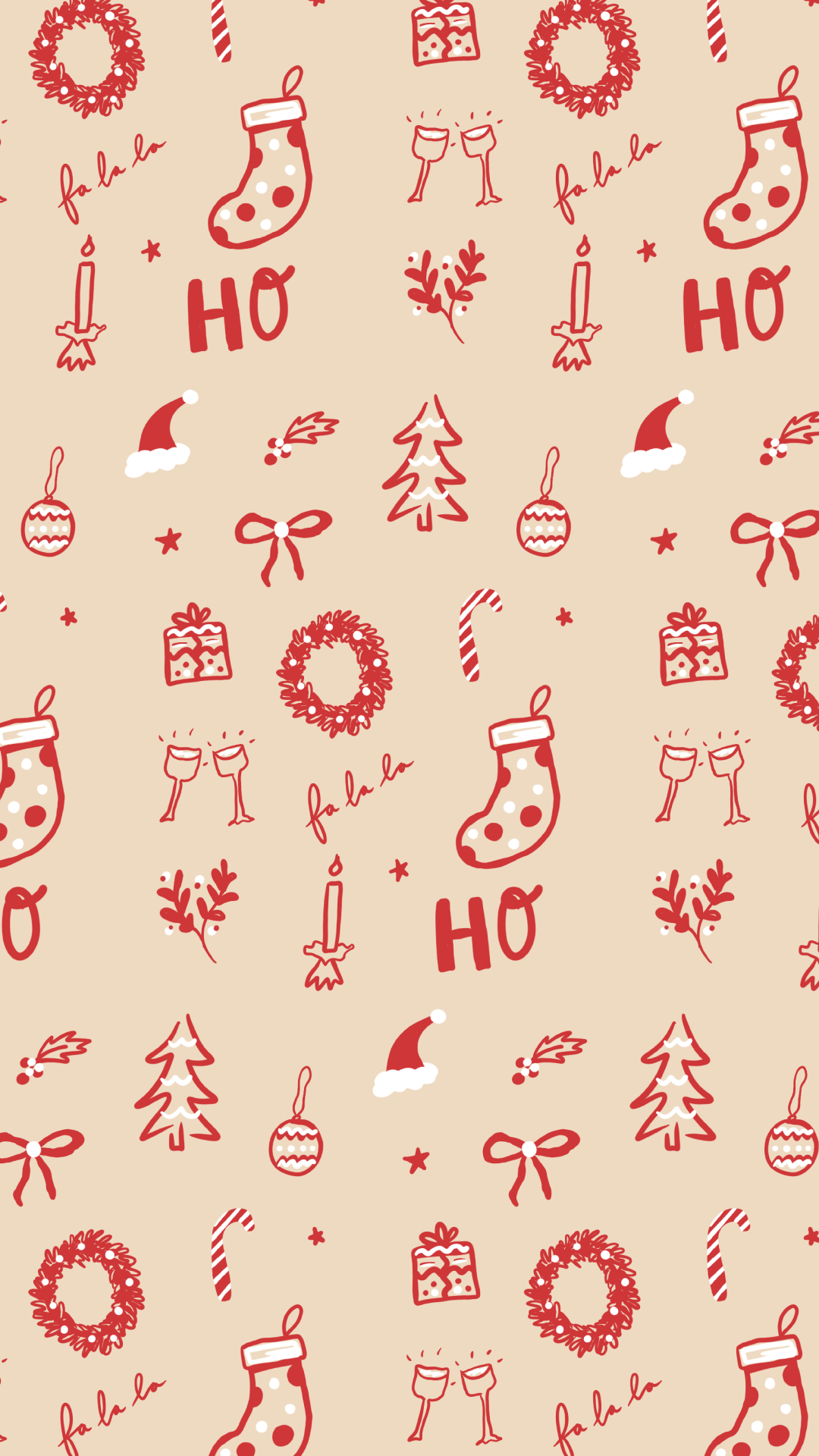 delightful cute Santa backgrounds for social media