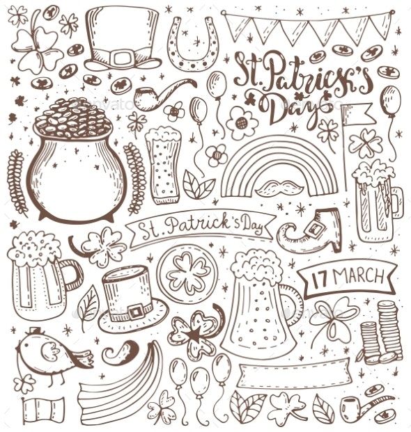 delightful cute St. Patrick's Day patterns