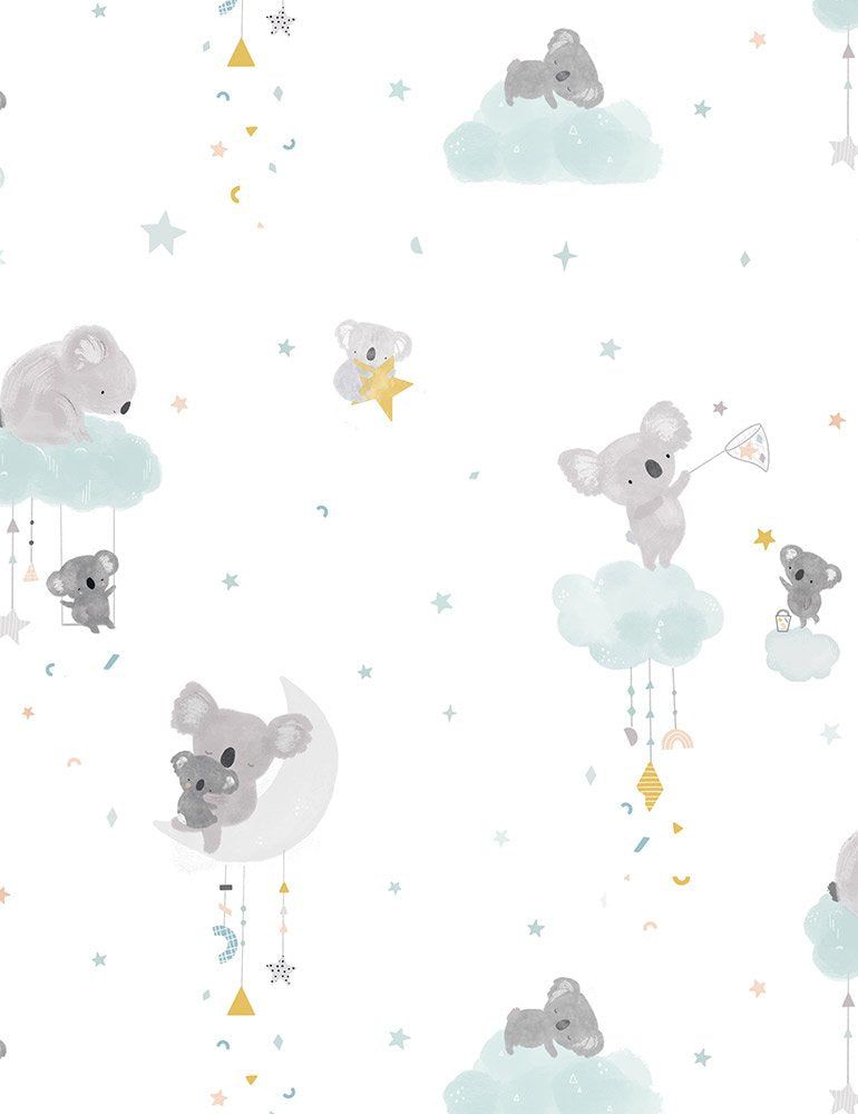 delightful koala illustrations for wallpapers