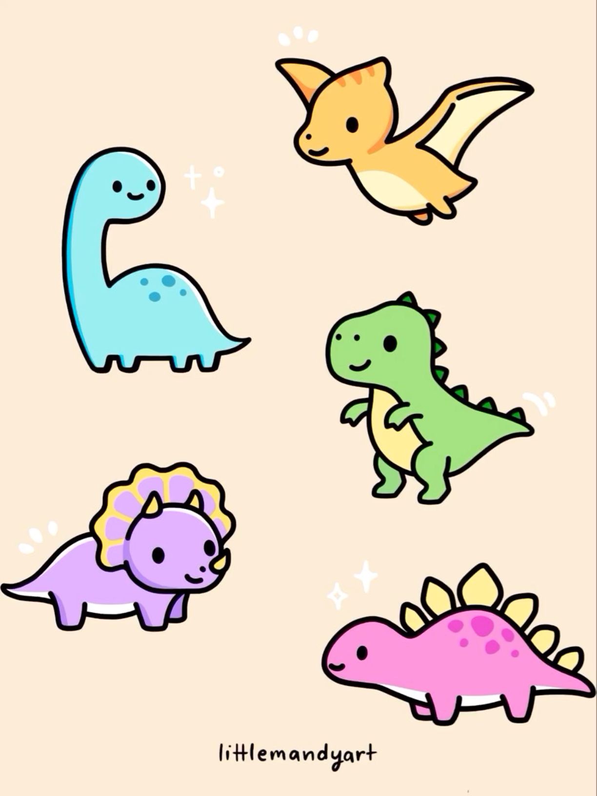 dinosaur background cute